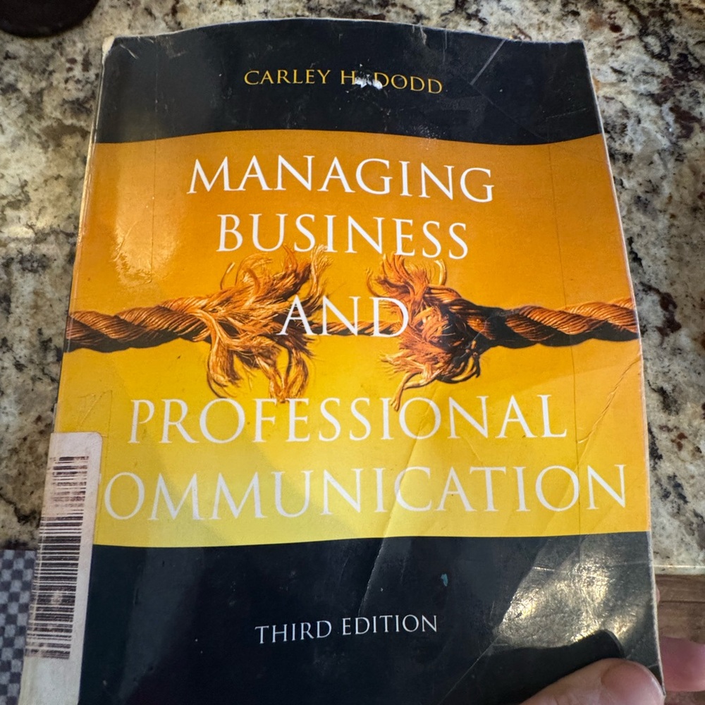 Managing Business and Professional Communication Book by